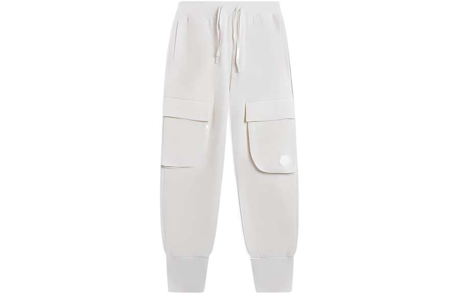 Li-Ning Li Ning Li Ning X Jackie Chan Knitted Sweatpants Men's Ecru