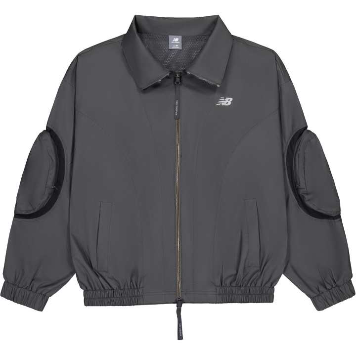 New Balance New Balance Jackets Unisex Dark Gray Lapel Moderate Other