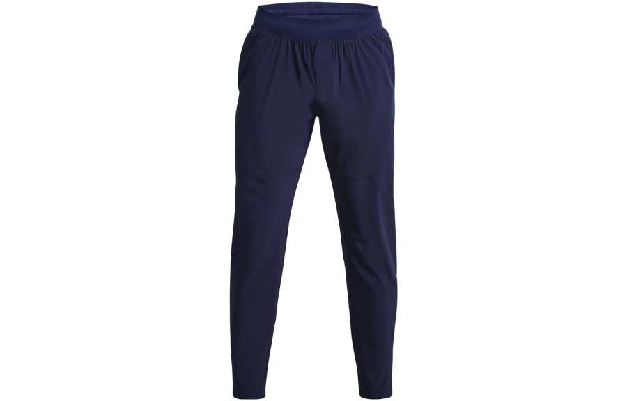 Under Armour Knitted Sweatpants Men's Navy Blue Moderate Cuffed Pants