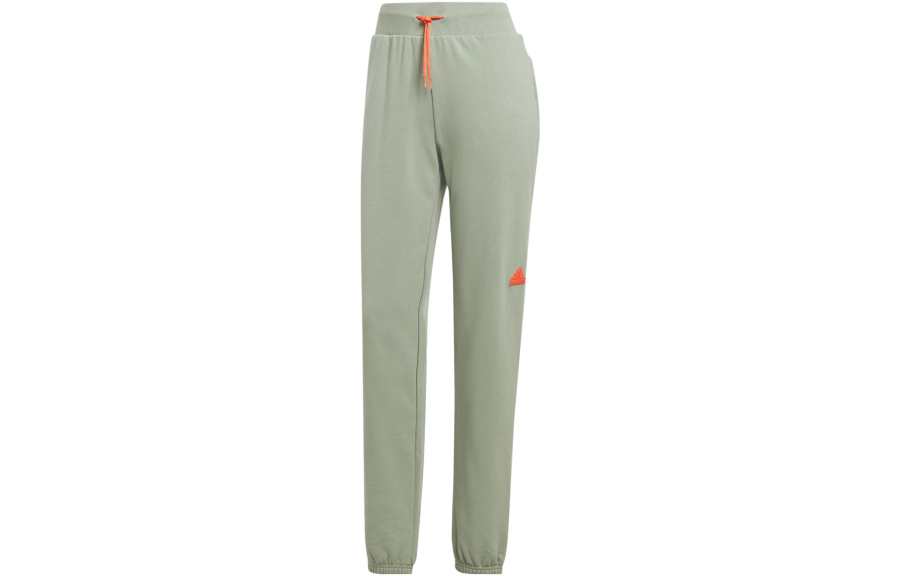 Adidas Adidas CITY ESCAPE Knitted Sweatpants Men's Green Moderate Cuffed Pants