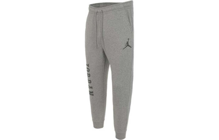 Jordan Jordan AS M J ESS MMBR HLDY FLC PANT Logo Letter Print Elastic Cuff Thickened And Fleece Lined Windproof Thermal