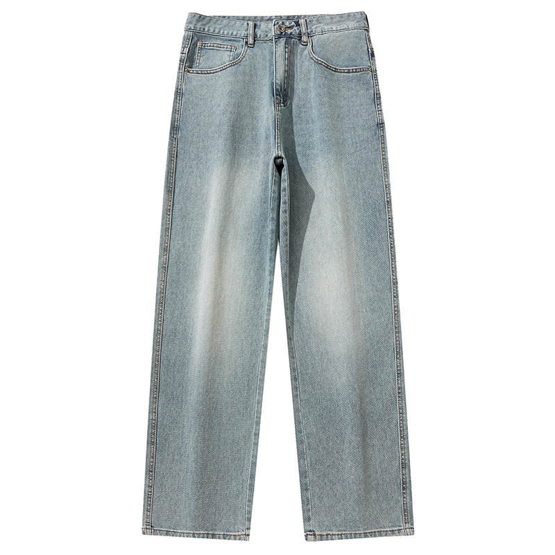 Jeep Jeans Unisex Light Blue Moderate Straight Fit Pants