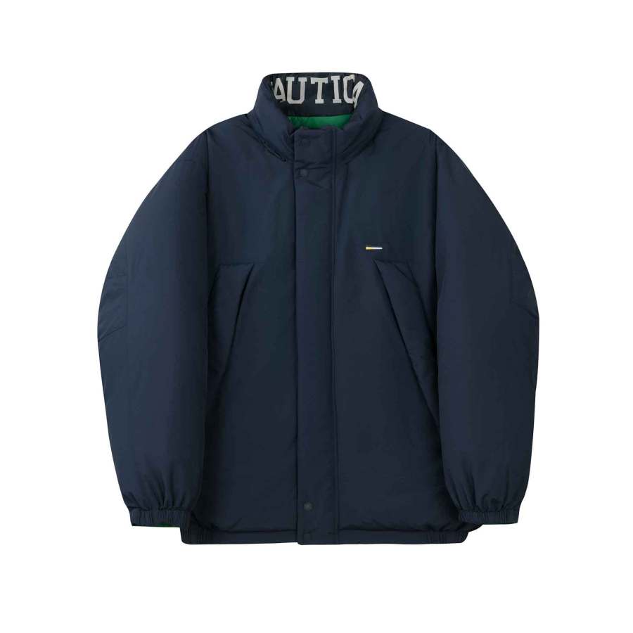 NAUTICA Down Jacket Men's Green Navy Blue