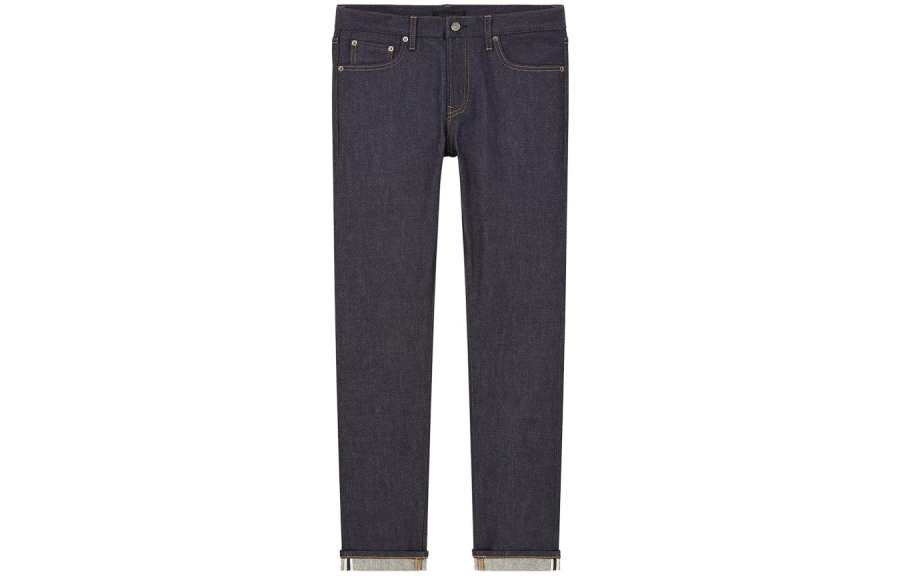 UNIQLO Jeans Men's Navy Blue Moderate Straight Fit Pants