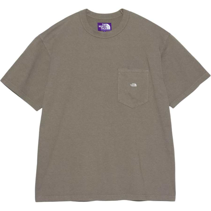 THE NORTH FACE PURPLE LABEL SS25 T Shirt Unisex Gray Brown