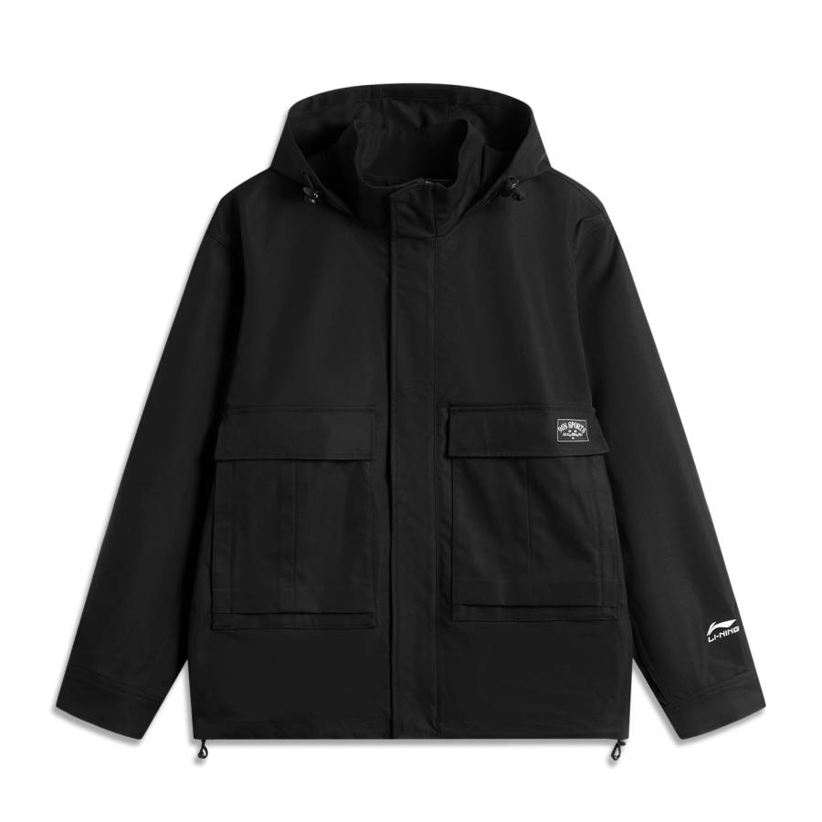 Li-Ning Li Ning Sports Life Collection Trench Coat Men's Black