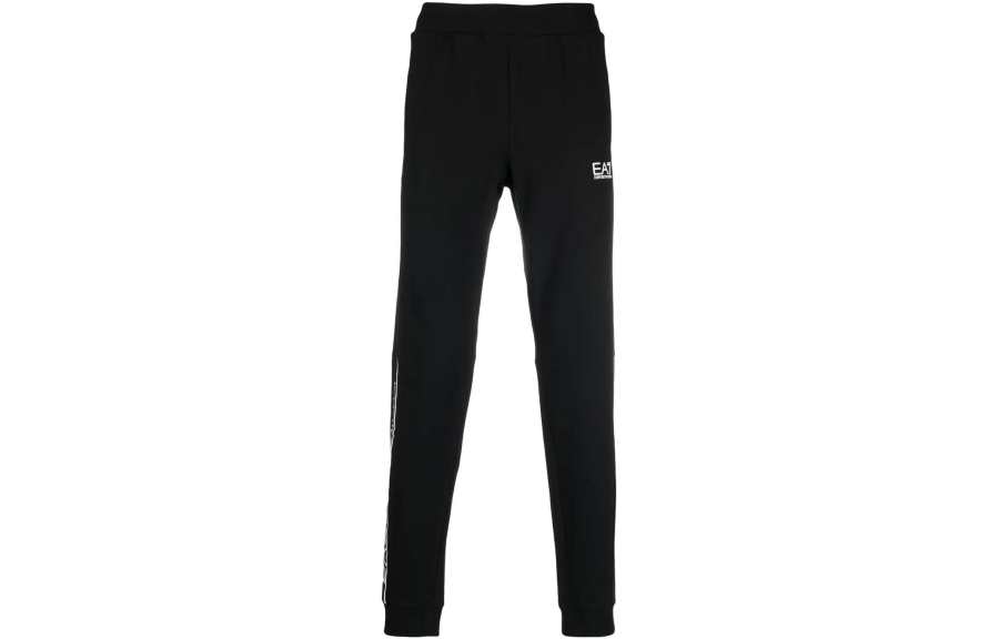 EMPORIO ARMANI EA7 Knitted Sweatpants Men's Black