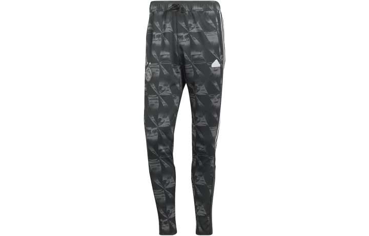 Adidas Adidas Ajax Amsterdam Knitted Sweatpants Men's Black Moderate Slim Fit Pants