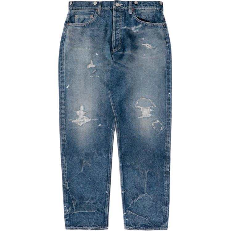 MADNESS Jeans Men's Blue Moderate Straight Fit Pants