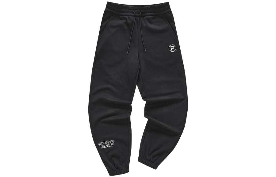 FILA FUSION UNIFORM Knitted Sweatpants Men's Jet Black
