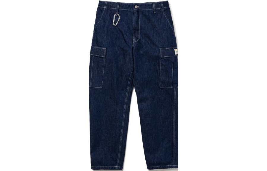 HUMAN MADE HUMAN MADE Jeans Unisex Blue Moderate Cargo Pants