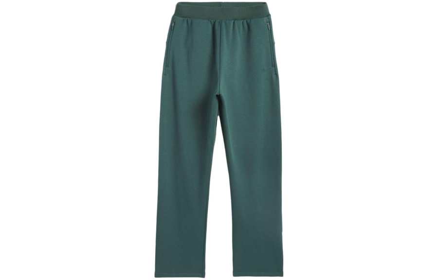 Adidas Adidas THE 2024 COLLECTION Knitted Sweatpants Unisex Mineral Green Moderate Straight Fit Pants
