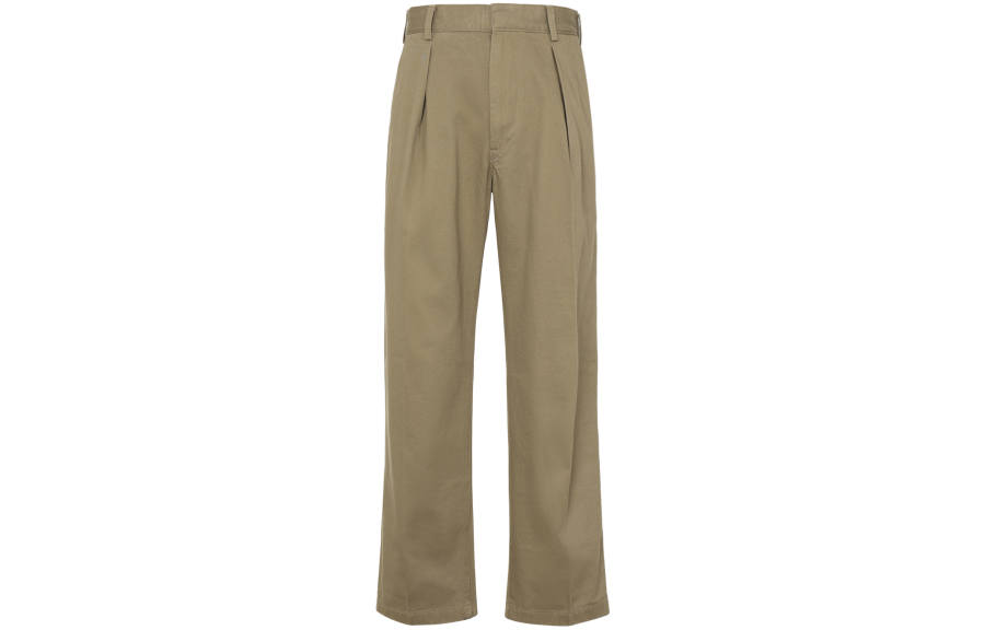 UNIQLO Casual Pants Men's Camel Moderate Straight Fit Pants