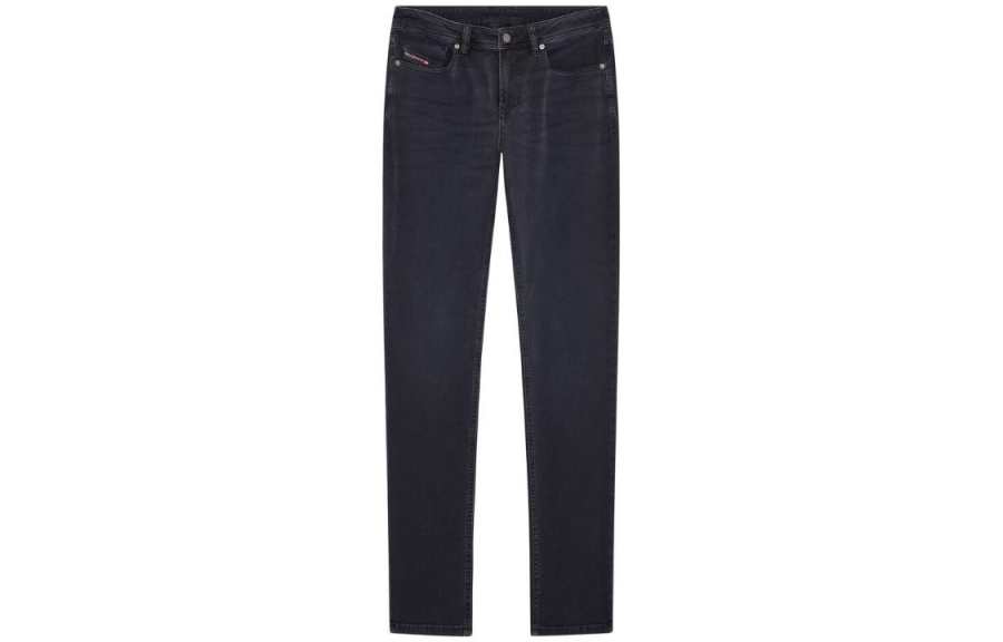 DIESEL Jeans Men's Black Moderate Straight Fit Pants