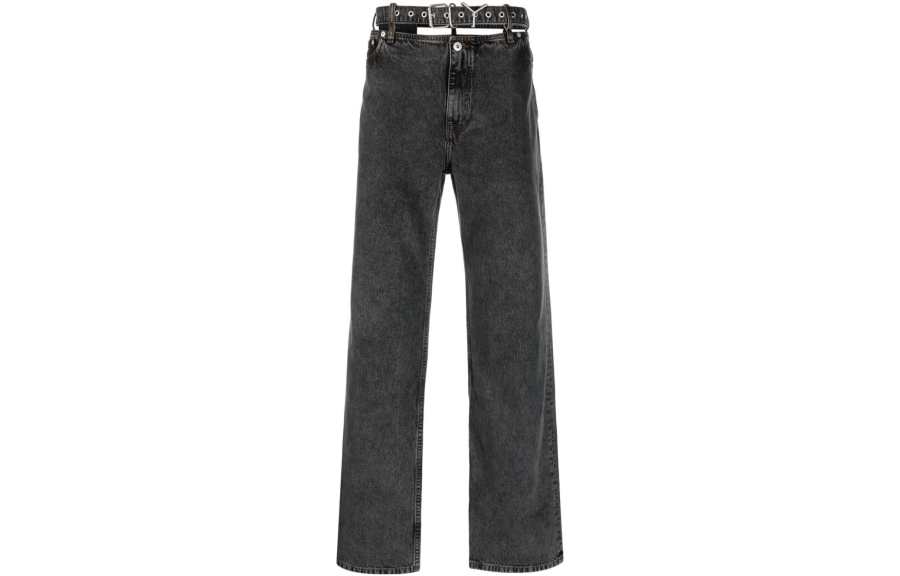 Y/Project Y/Project Jeans Men's Black Moderate Straight Fit Pants