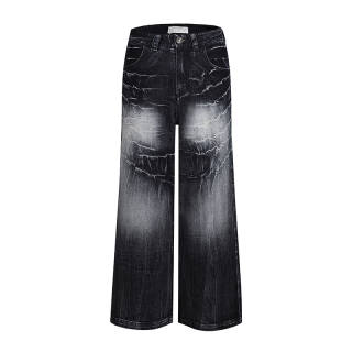 DND4DES Jeans Unisex Washed Blue