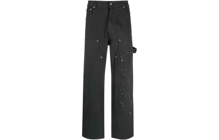 REPRESENT REPRESENT Jeans Men's Iron Black Moderate Wide Leg Pants