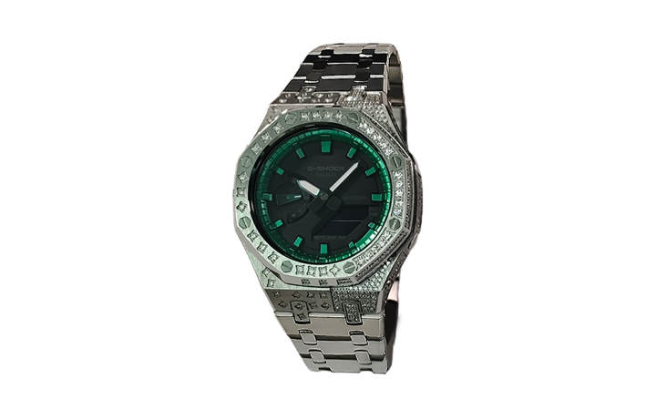 CASIO CASIO Custom Collection Electronic Movement Stainless Steel Strap Watch Men's Watches Black Dial