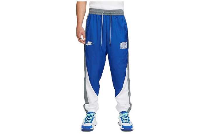 Nike Nike Knitted Sweatpants Men's Blue Moderate Straight Fit Pants