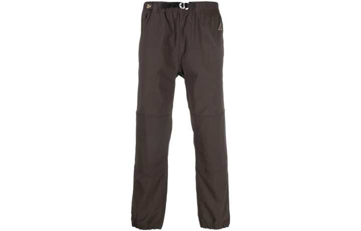 Nike Nike Knitted Sweatpants Men's Brown Moderate Slim Fit Pants