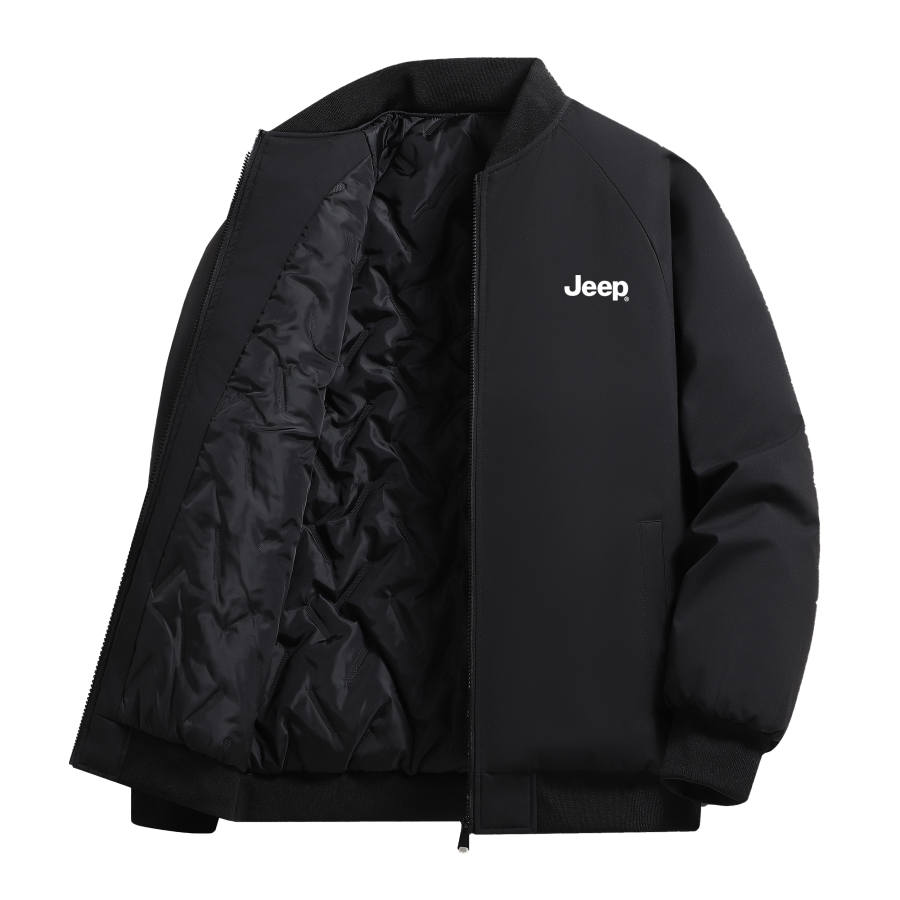 Jeep Jeep Puffer Jackets Unisex Baseball Collar Thickened