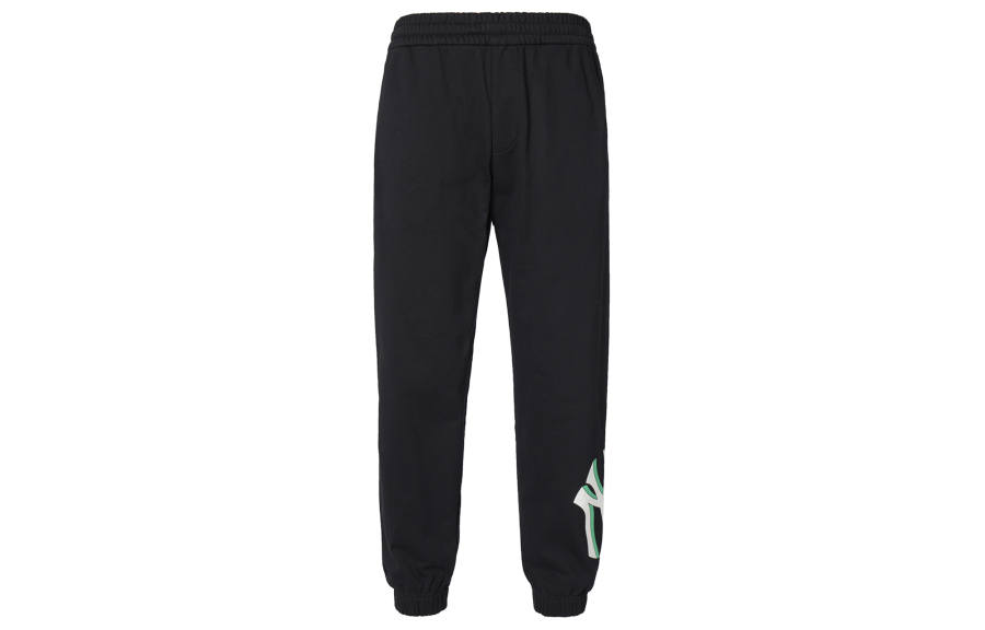 MLB MLB Base Logo Casual Pants Unisex Black Moderate Straight Fit Pants