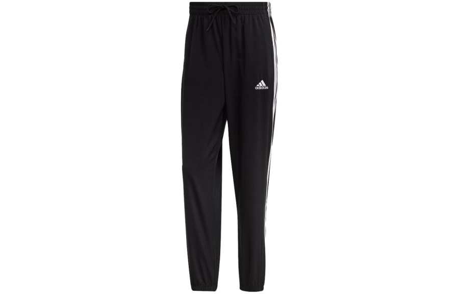 Adidas Adidas AEROREADY Knitted Sweatpants Men's Black Moderate Cuffed Pants