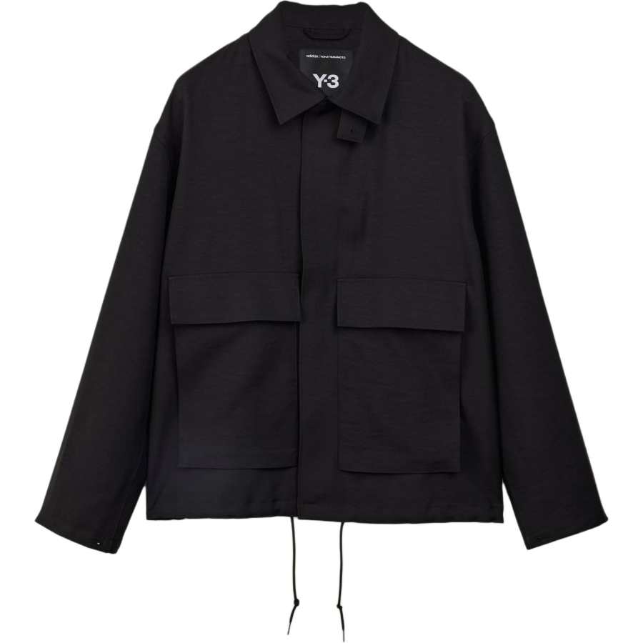 Y-3 Y-3 Logo Detailed Long Sleeved Jacket