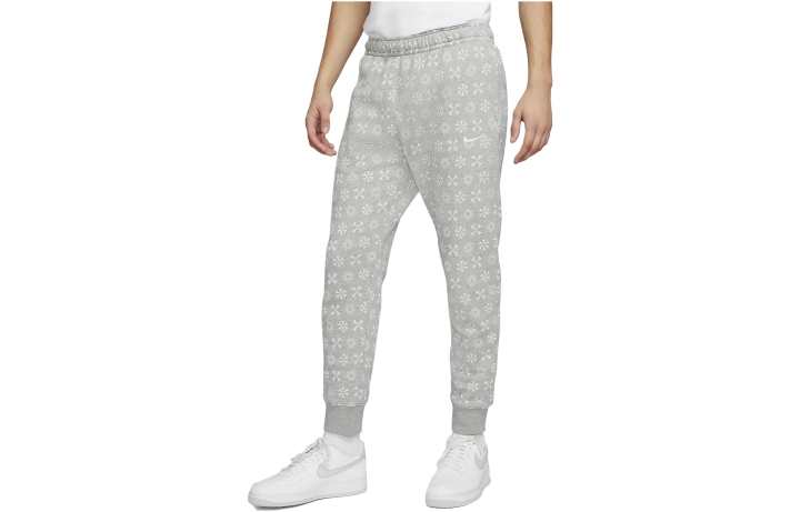 Nike Nike Knitted Sweatpants Men's Light Gray Moderate Cuffed Pants