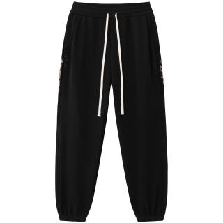 Coca-Cola Coca Cola Knitted Sweatpants Unisex Moderate Cuffed Pants
