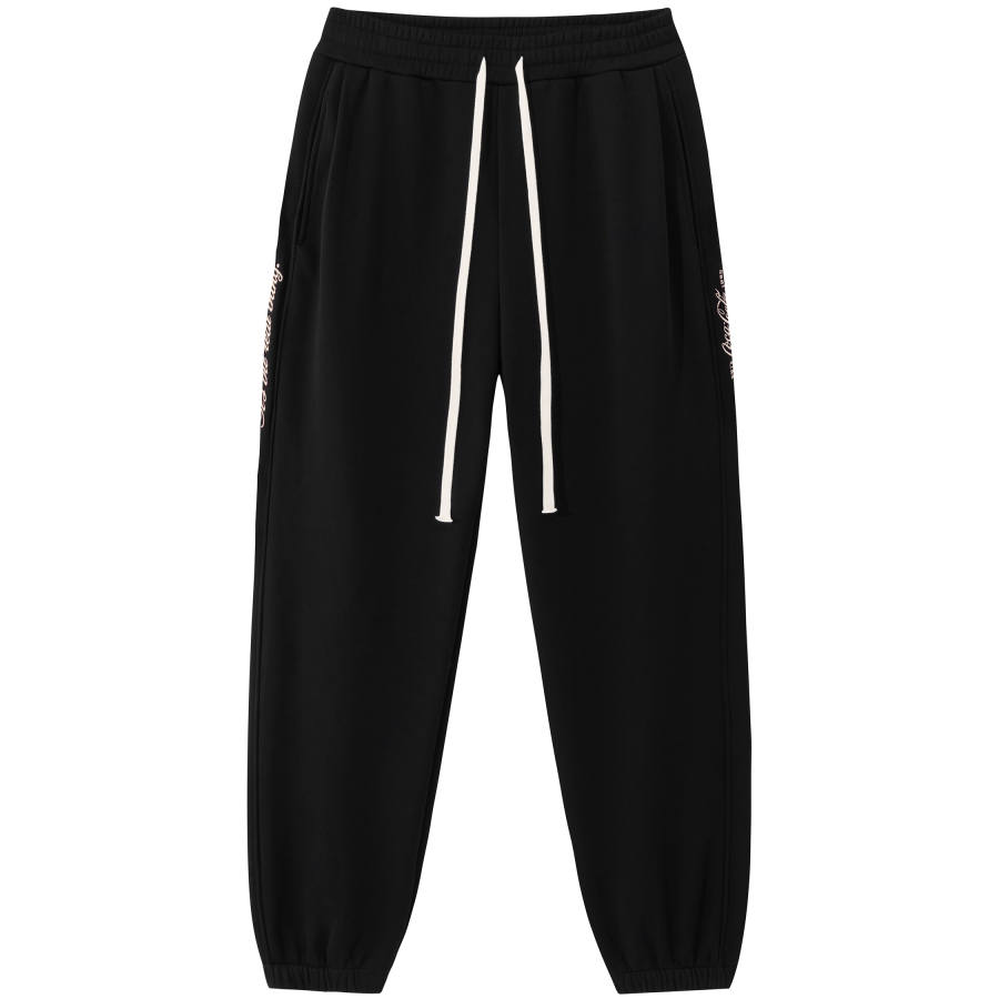 Coca-Cola Coca Cola Knitted Sweatpants Unisex Moderate Cuffed Pants