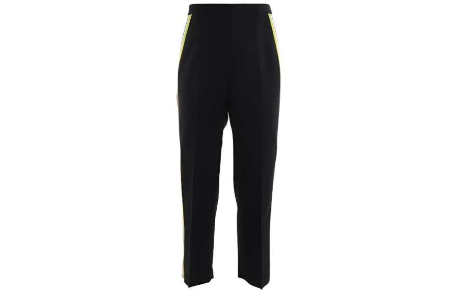 Valentino Casual Pants Men's Black Moderate Straight Fit Pants