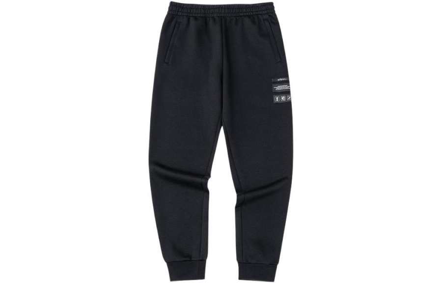 ANTA Anta Basketball Collection Knitted Sweatpants Men's Basic Black