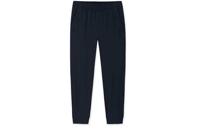 ANTA Variety Training Collection Knitted Sweatpants Men's Black Moderate Cuffed Pants