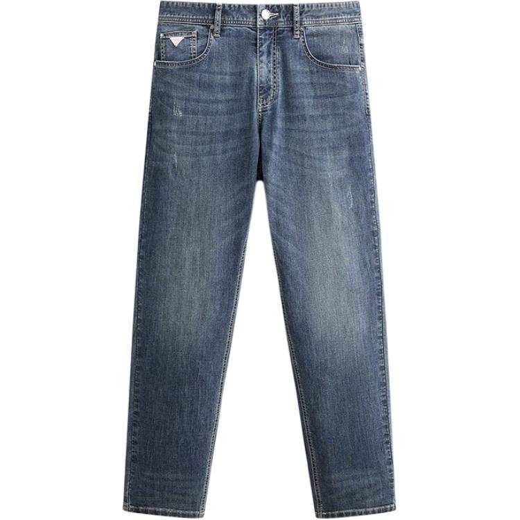 PEACEBIRD MEN Jeans Men's Denim Dark Blue 1