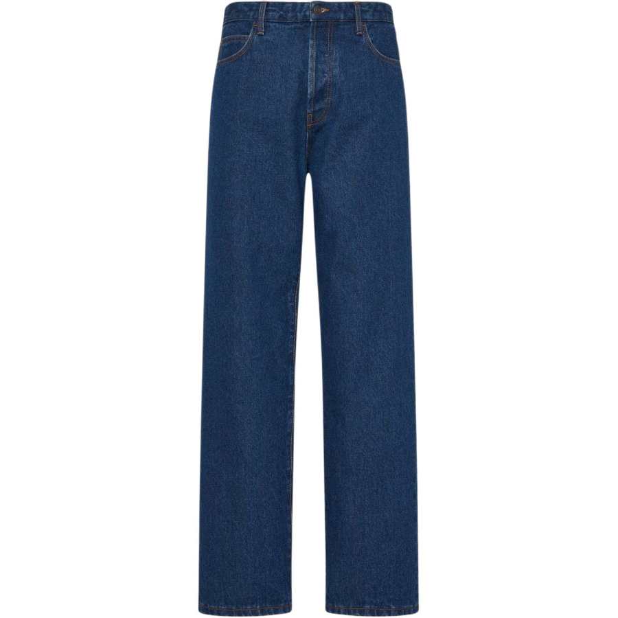 THE ROW Jeans Men's Indigo Moderate Straight Fit Pants