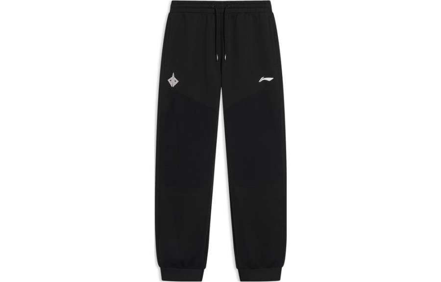 Li-Ning Li Ning Sports Basketball Collection Knitted Sweatpants Men's Black