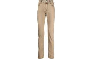 KITON Logo patch Slim fit Jeans