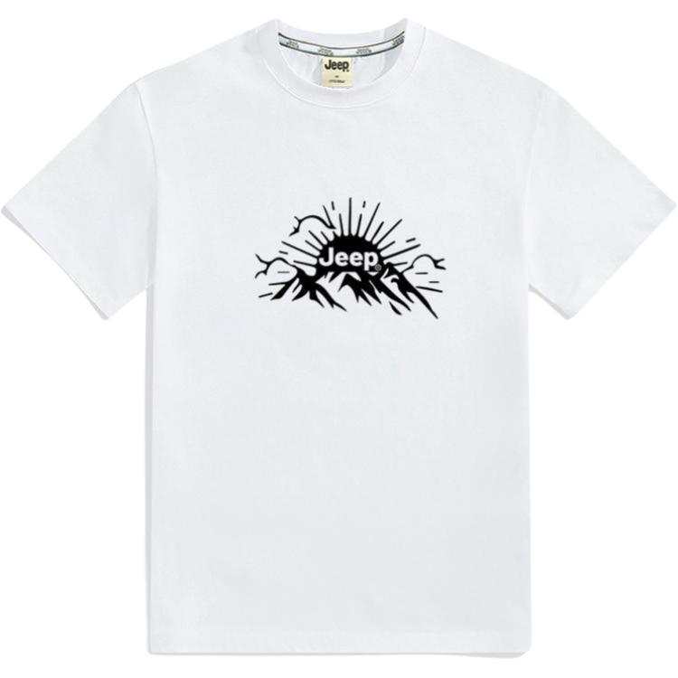 Jeep T Shirts Unisex Crew Neck Straight Fit