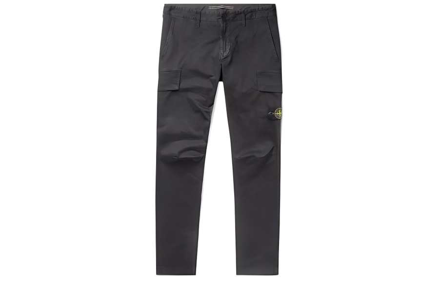 STONE ISLAND SS22 Casual Pants Men's Black