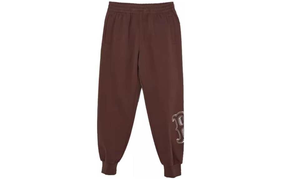 MLB MLB Knitted Sweatpants Unisex Dark Brown Moderate Cuffed Pants
