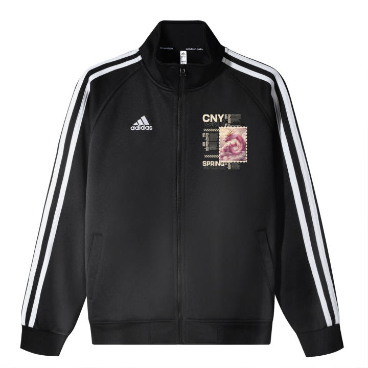 Adidas Adidas 3 StripesCNY Jackets & Coats Unisex Black