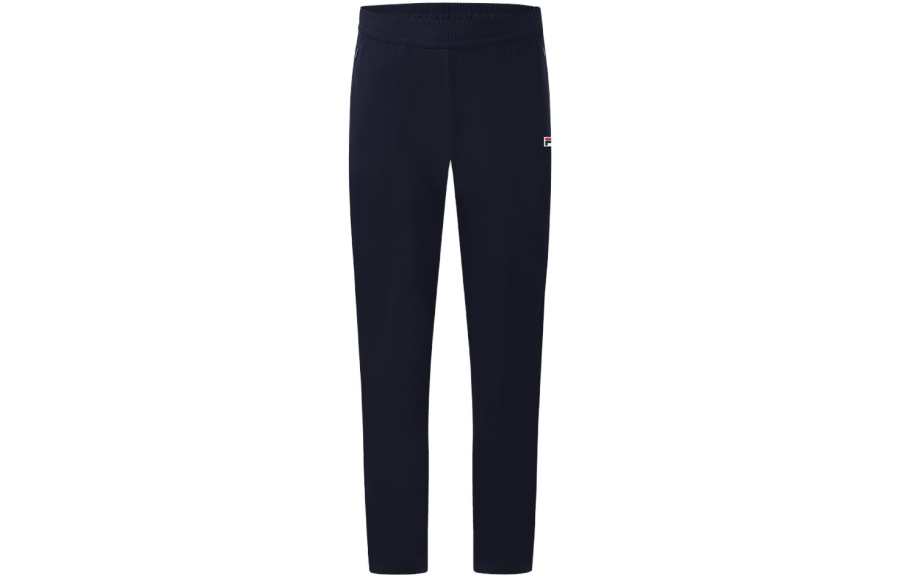 FILA Knitted Sweatpants Men's Royal Blue Moderate Cuffed Pants