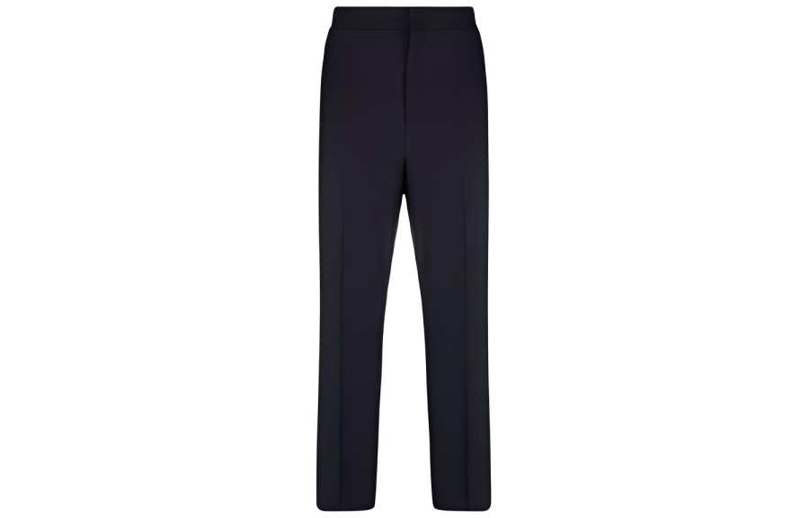 Valentino Casual Pants Men's Blue Moderate Straight Fit Pants