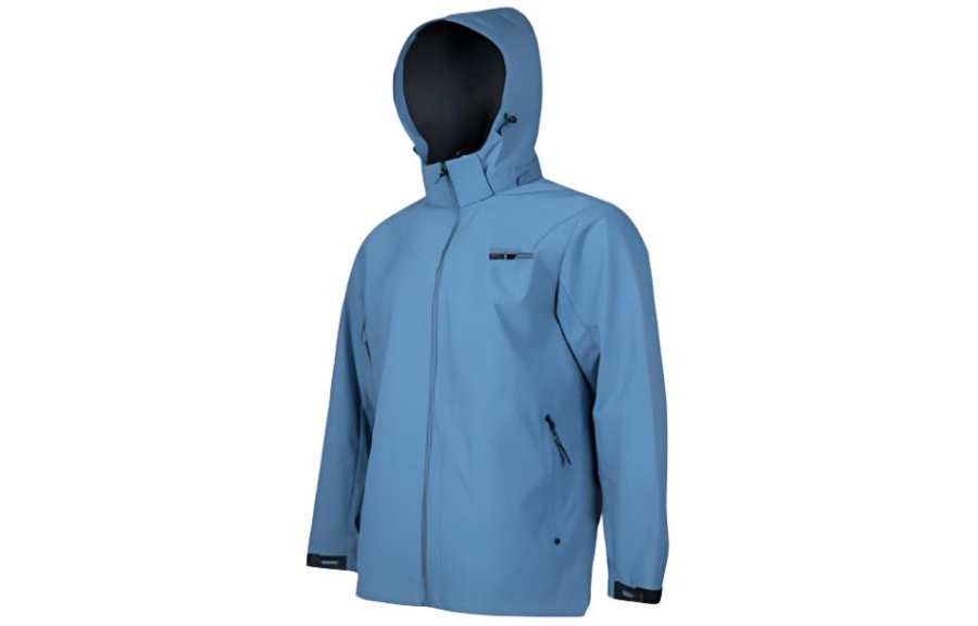 PEAK PEAK Trench Coat Men's Turquoise Blue