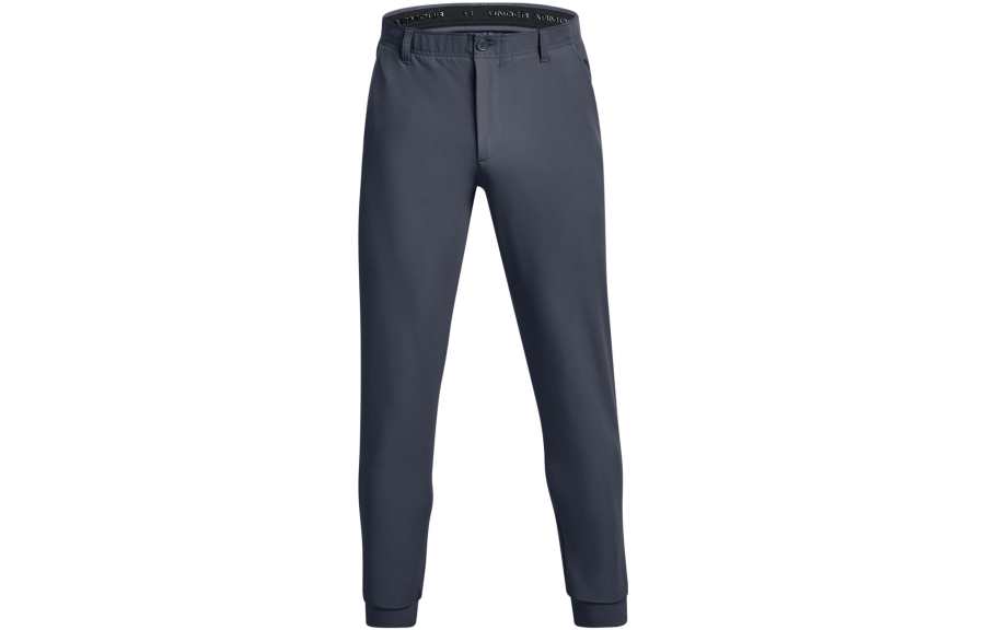 Under Armour Knitted Sweatpants Men's Navy Blue Moderate Cuffed Pants