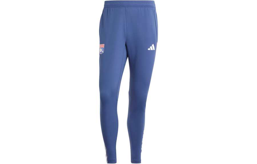 Adidas Adidas Olympique Lyonnais Knitted Sweatpants Men's Indigo Moderate Tapered Pants