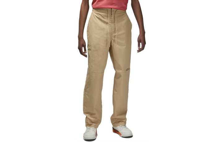 Jordan Jordan Flight Knitted Sweatpants Men's Khaki Moderate Straight Fit Pants