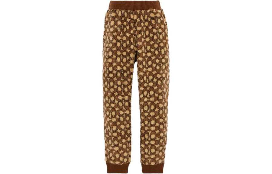 COACH COACH Knitted Sweatpants Men's Brown