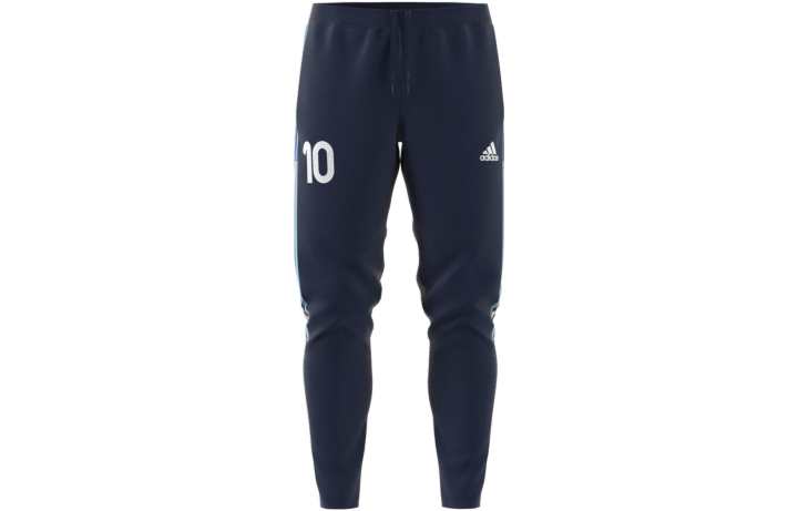 Adidas Adidas Messi Knitted Sweatpants Men's Dark Blue Moderate Cuffed Pants